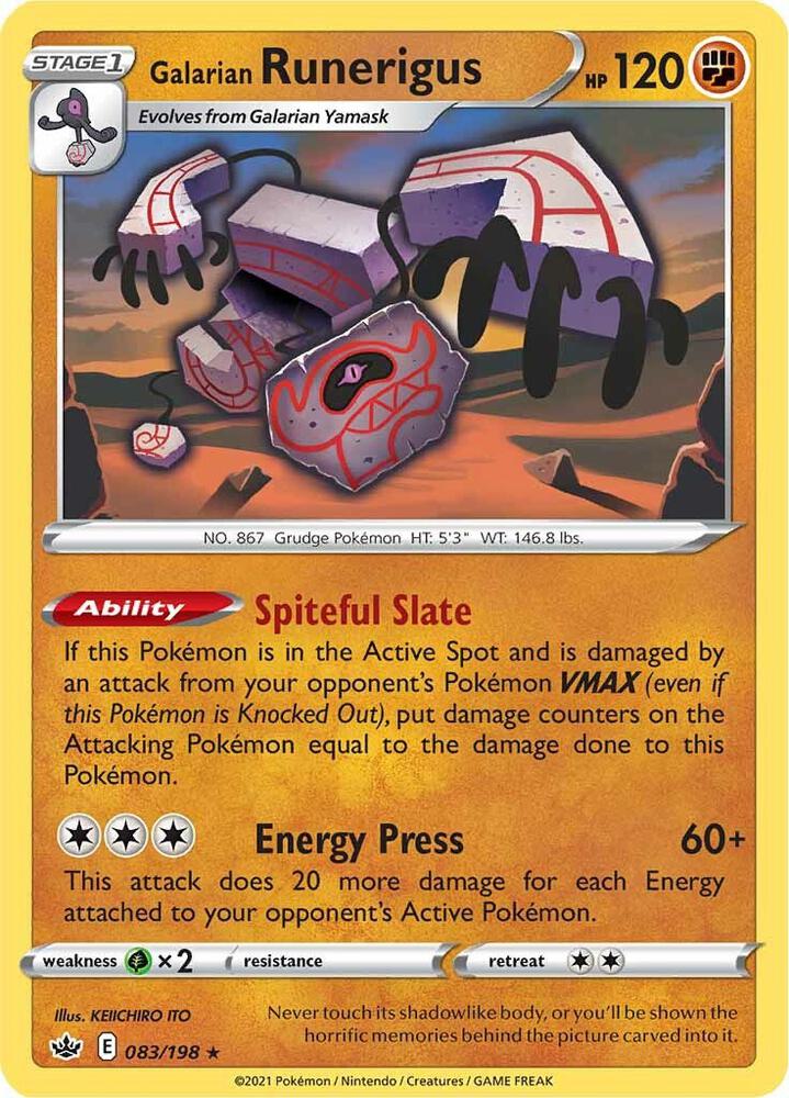 Galarian Runerigus card image