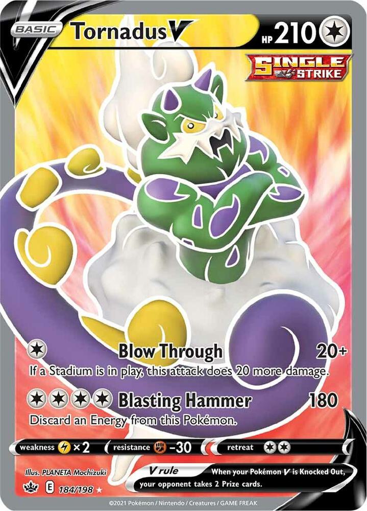 Tornadus V (Full Art) card image