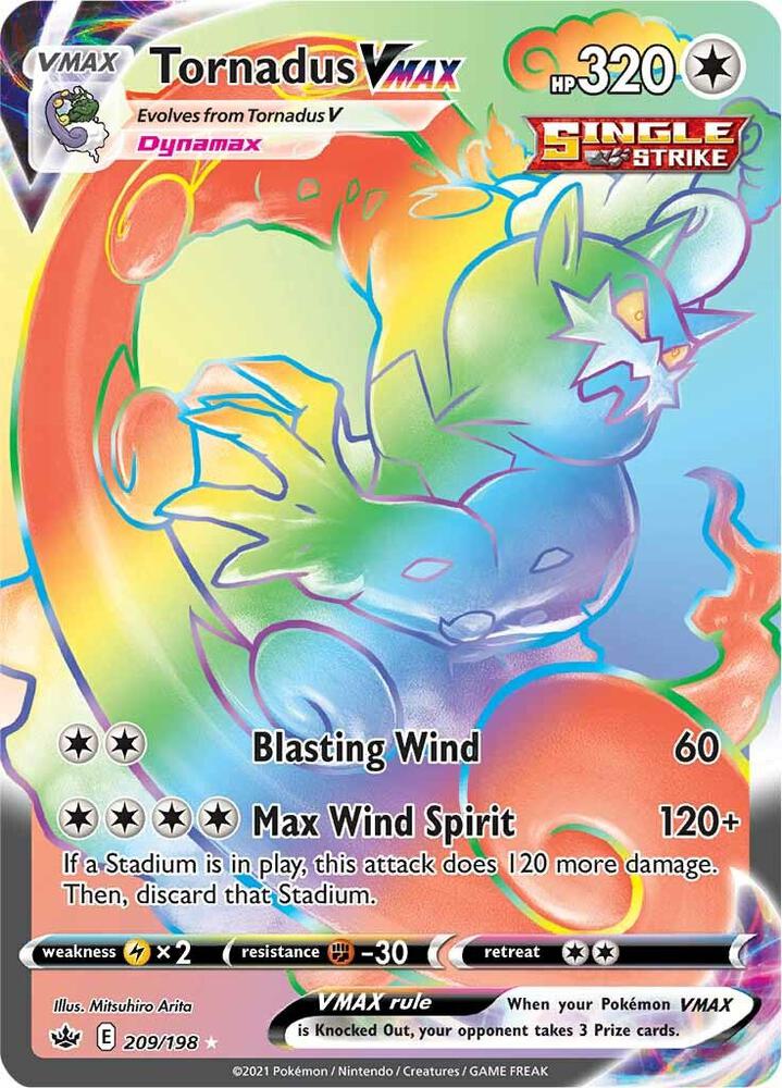 Tornadus VMAX (Secret) card image