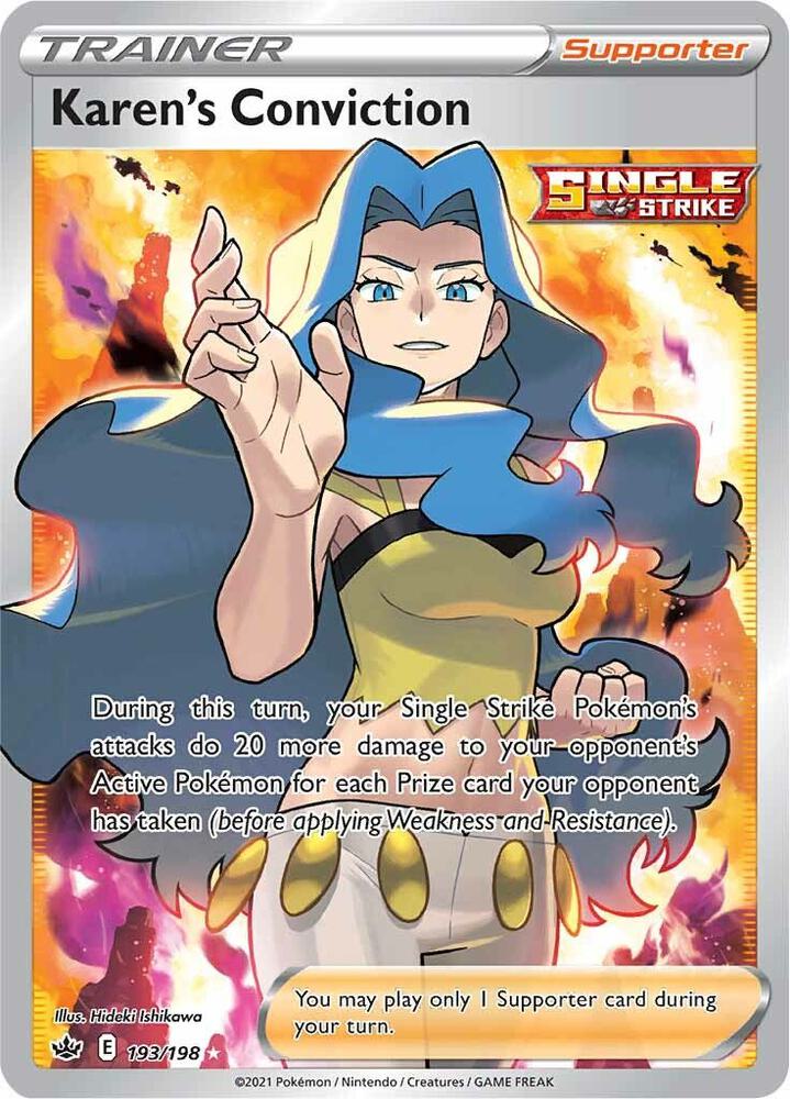 Karen's Conviction (Full Art) card image