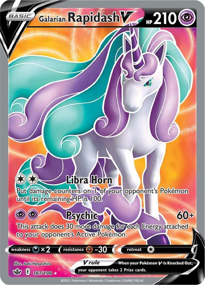 Galarian Rapidash V (Full Art) card image