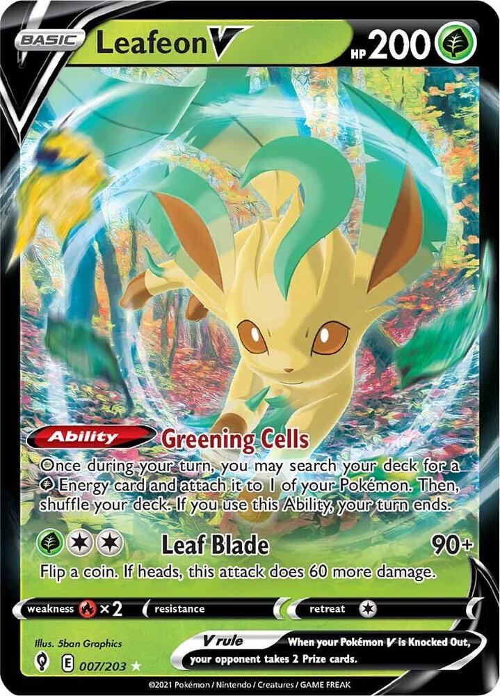 Leafeon V card image