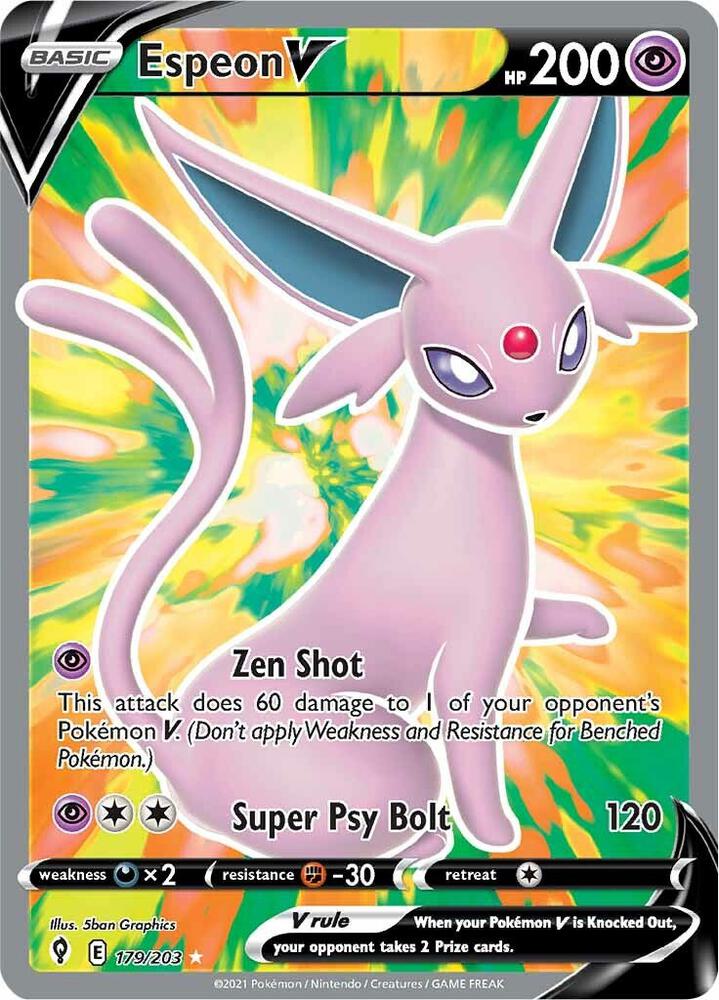 Espeon V (Full Art) card image