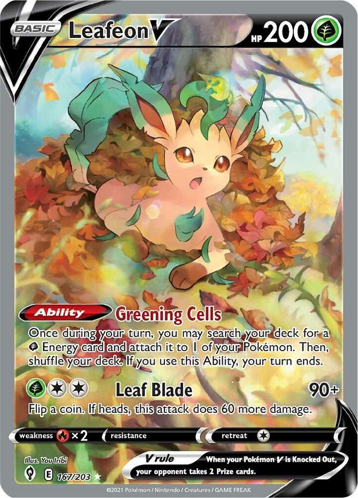Leafeon V (Alternate Full Art) card image