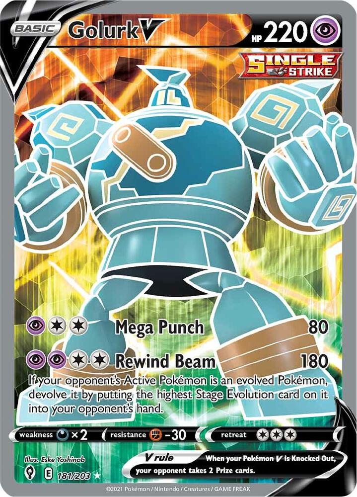 Golurk V (Full Art) card image