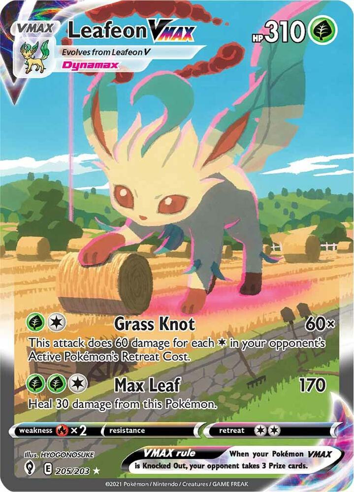 Leafeon VMAX (Alternate Art Secret) card image