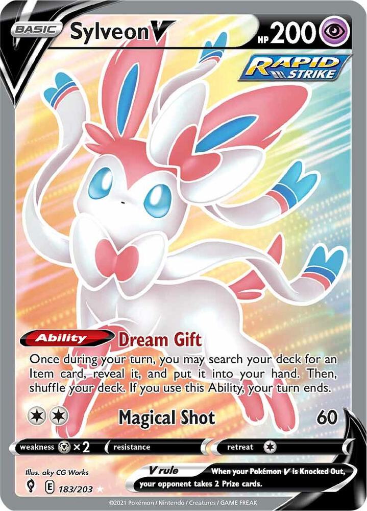 Sylveon V (Full Art) card image