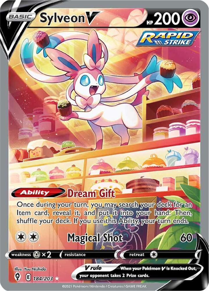 Sylveon V (Alternate Full Art) card image