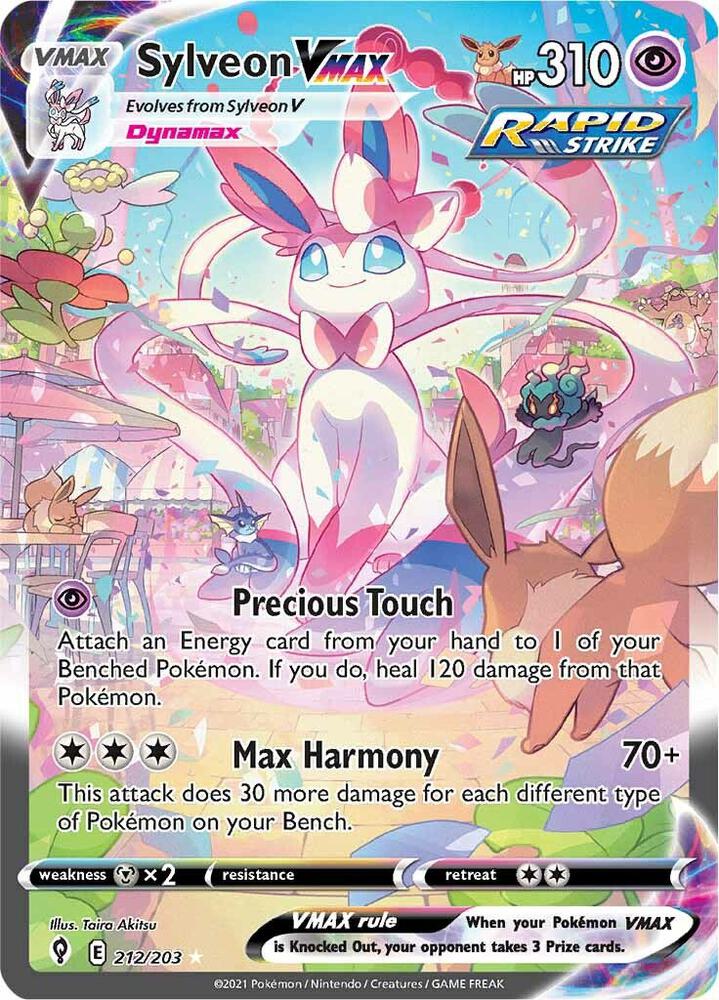 Sylveon VMAX (Alternate Art Secret) card image