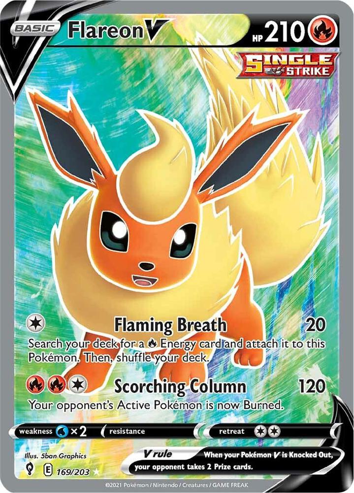 Flareon V (Full Art) card image