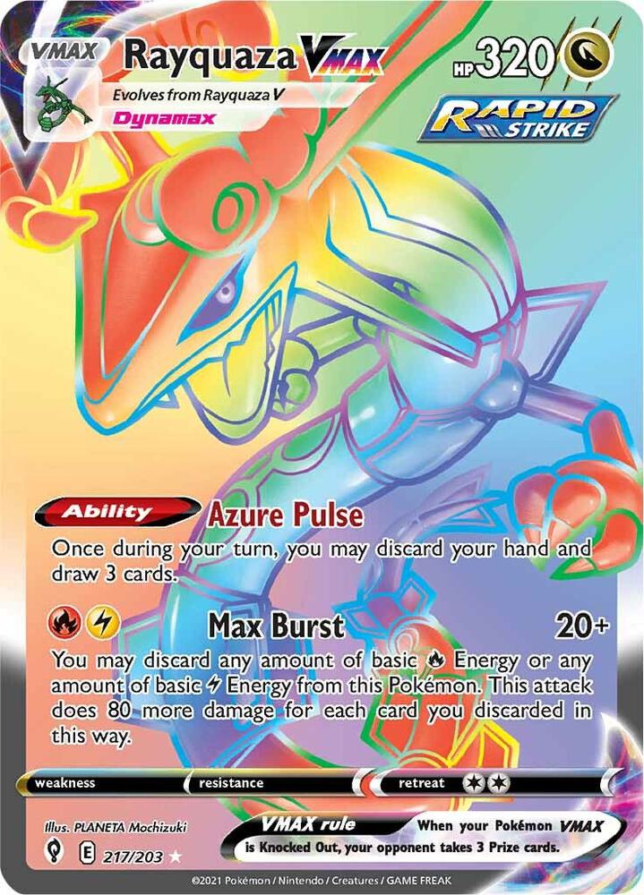 Rayquaza VMAX (Secret) card image