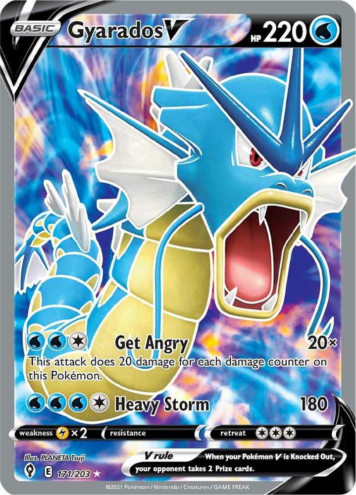 Gyarados V (Full Art) card image