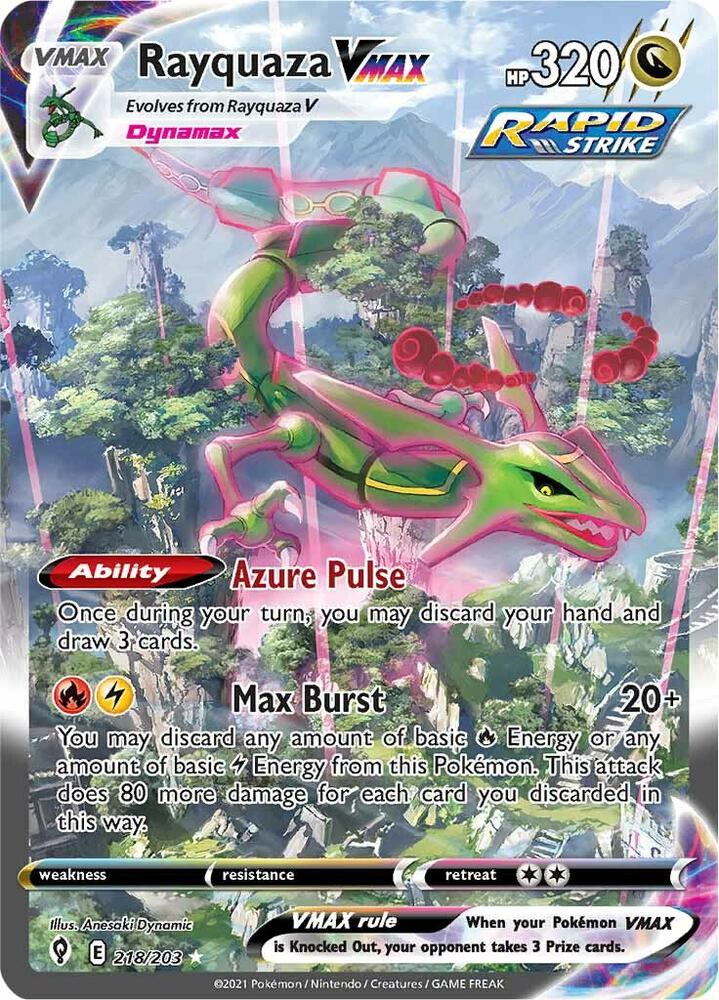 Rayquaza VMAX (Alternate Art Secret) card image