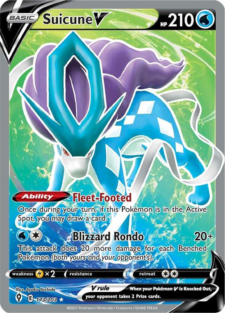 Suicune V (Full Art) card image