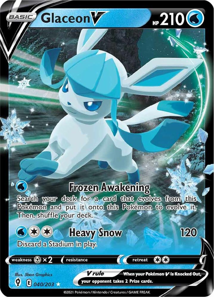 Glaceon V card image