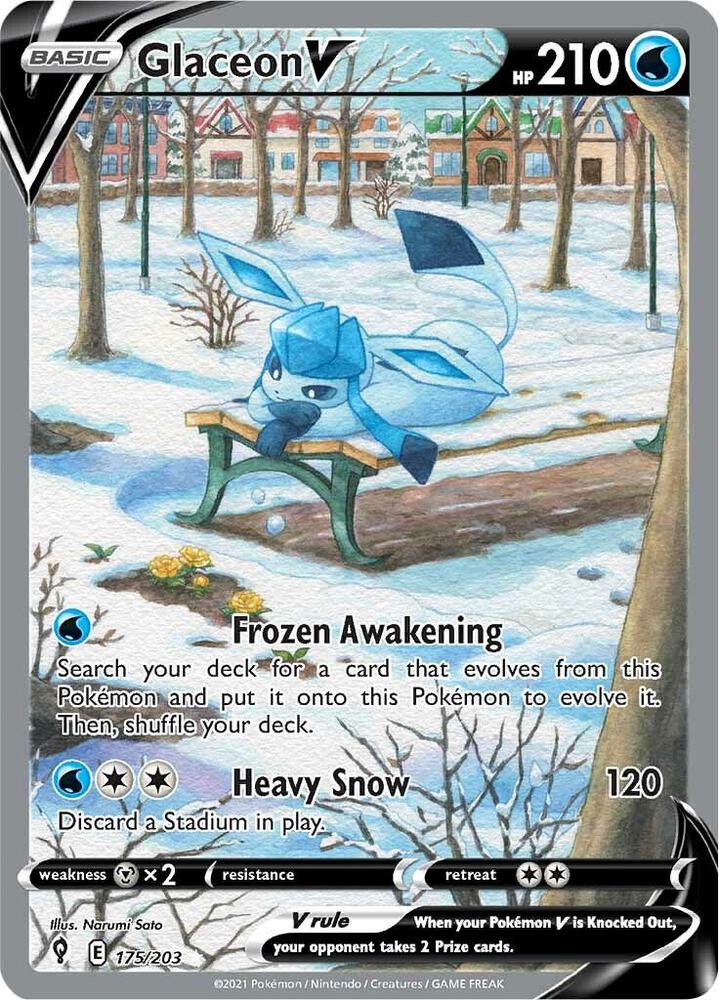 Glaceon V (Alternate Full Art) card image