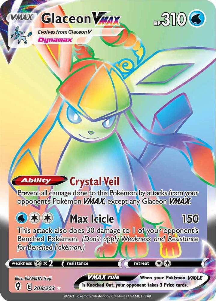 Glaceon VMAX (Secret) card image