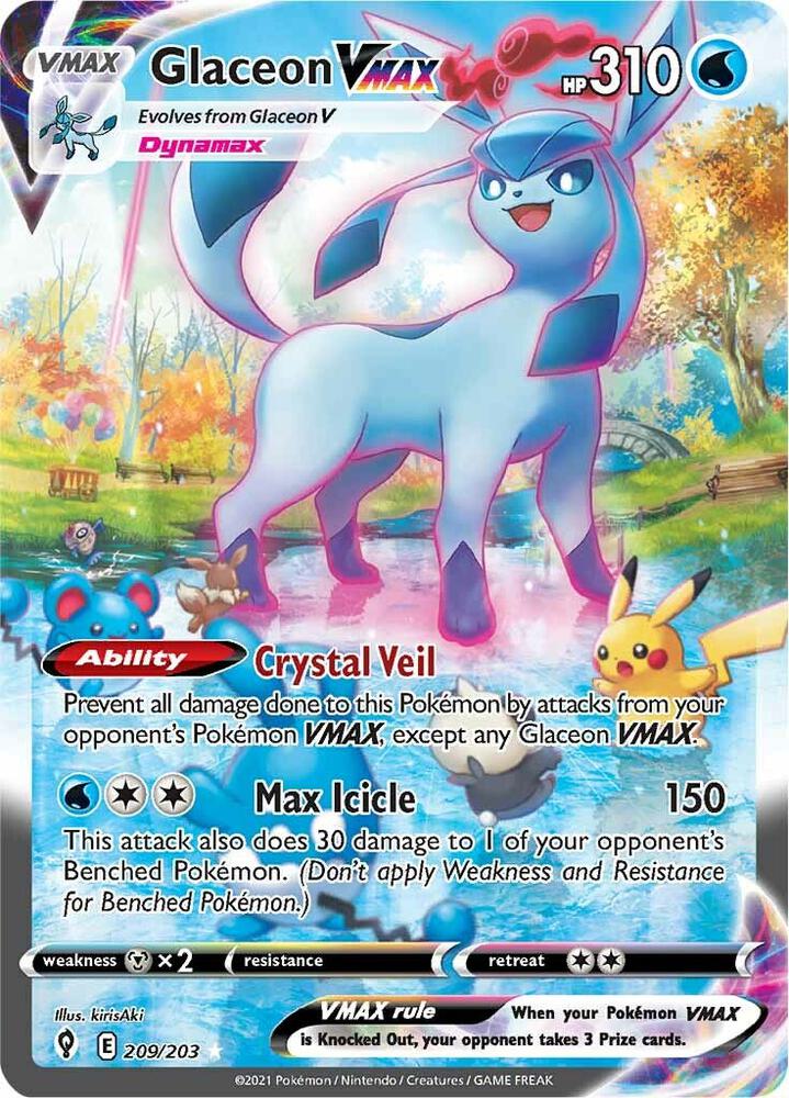 Glaceon VMAX (Alternate Art Secret) card image