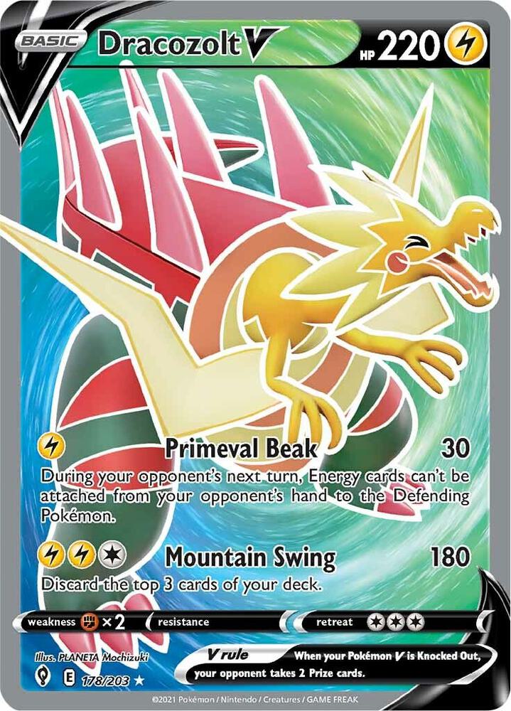 Dracozolt V (Full Art) card image