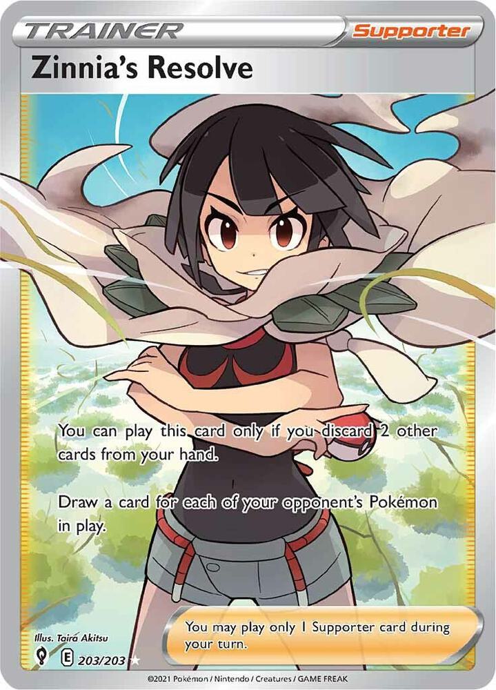 Zinnia's Resolve (Full Art) card image