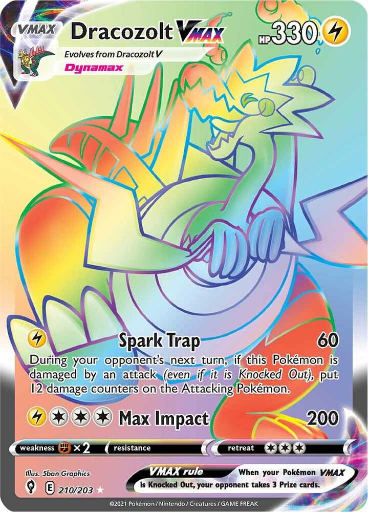 Dracozolt VMAX (Secret) card image