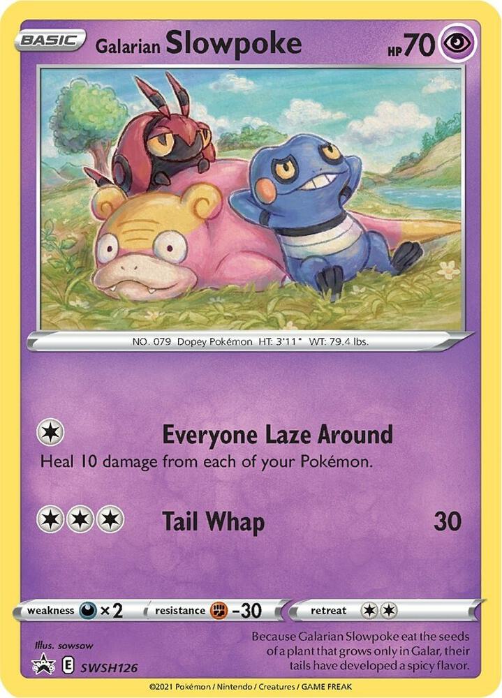 Galarian Slowpoke - SWSH126 card image