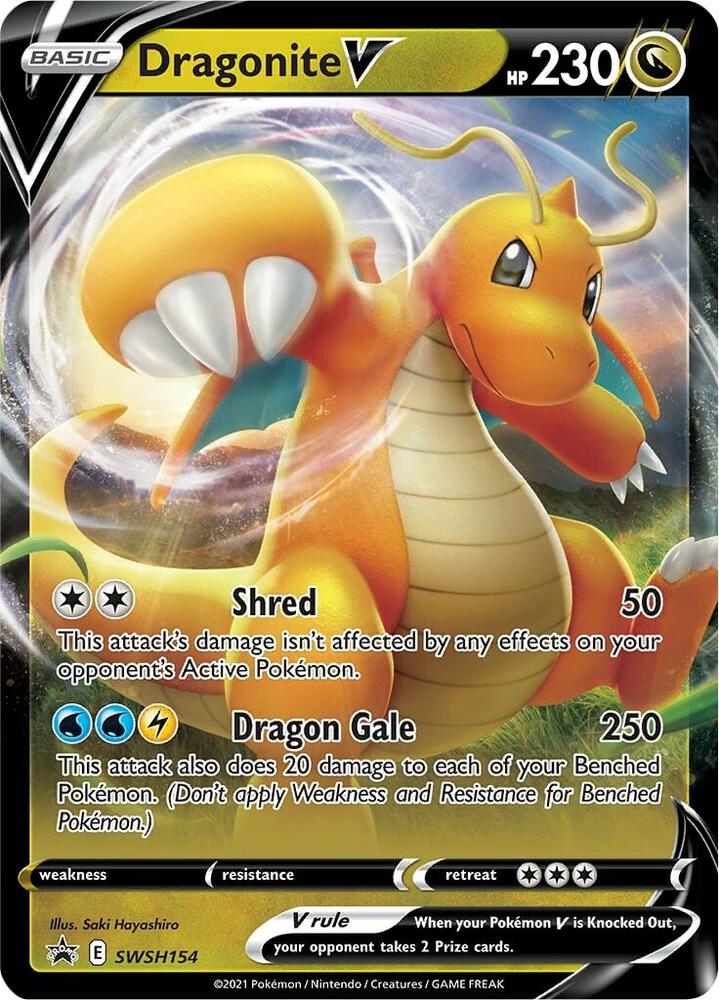 Dragonite V - SWSH154 card image