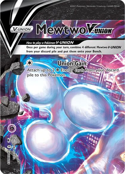 Mewtwo V-UNION - SWSH159 card image