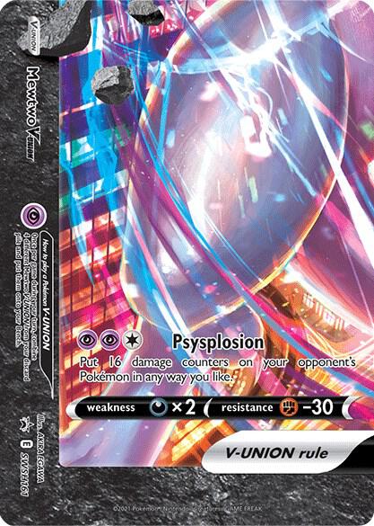 Mewtwo V-UNION - SWSH161 card image
