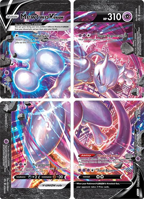 Mewtwo V-UNION [Set of 4] card image