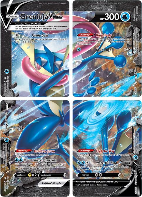 Greninja V-UNION [Set of 4] card image