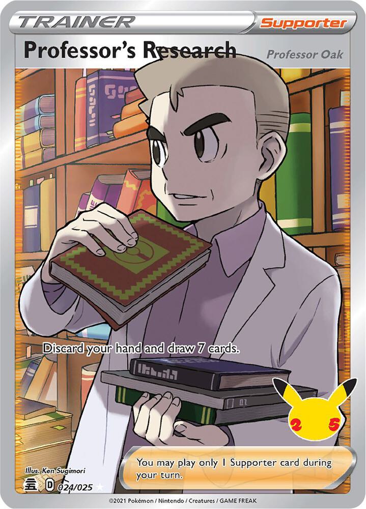 Professor's Research [Professor Oak] (Full Art) card image