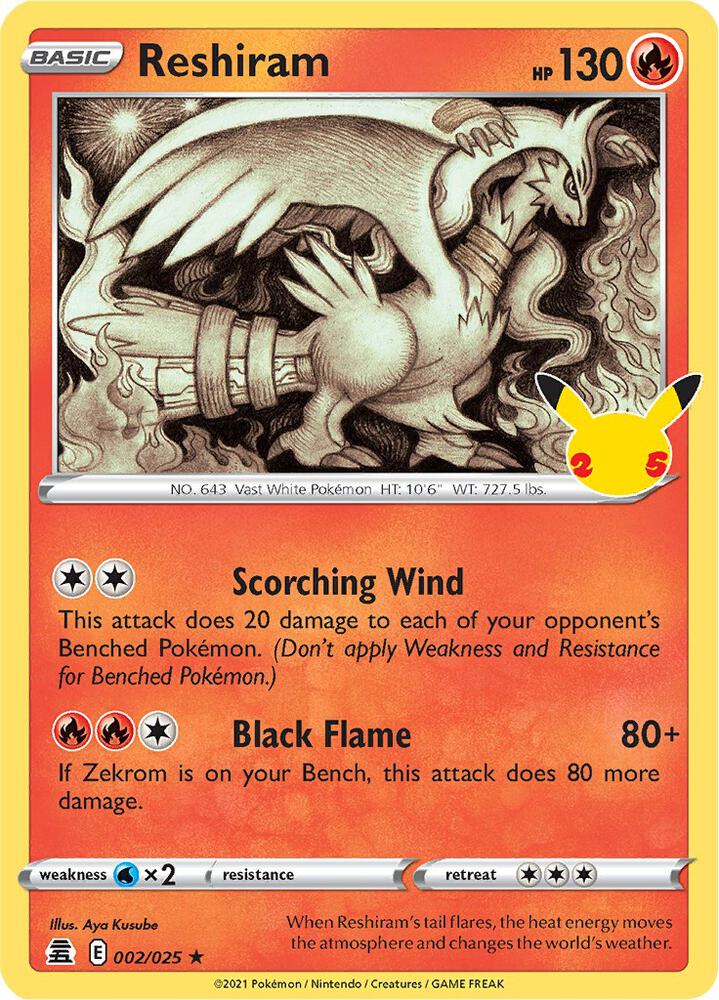 Reshiram card image