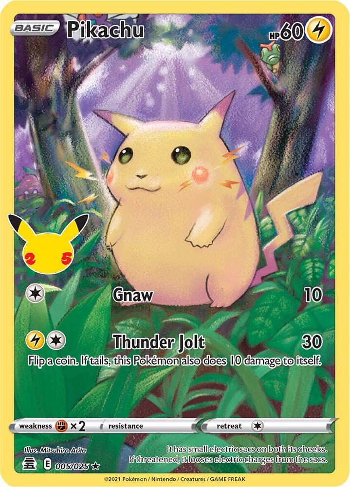 Pikachu card image