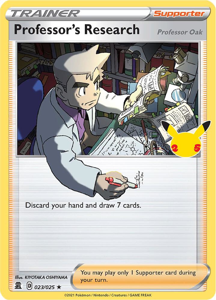Professor's Research [Professor Oak] card image