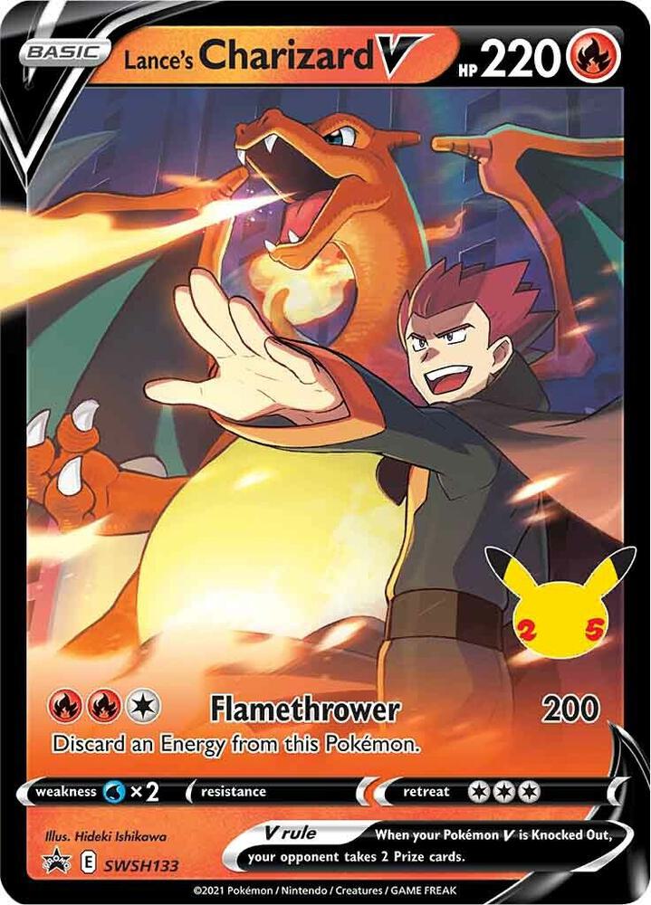 Lance's Charizard V - SWSH133 card image
