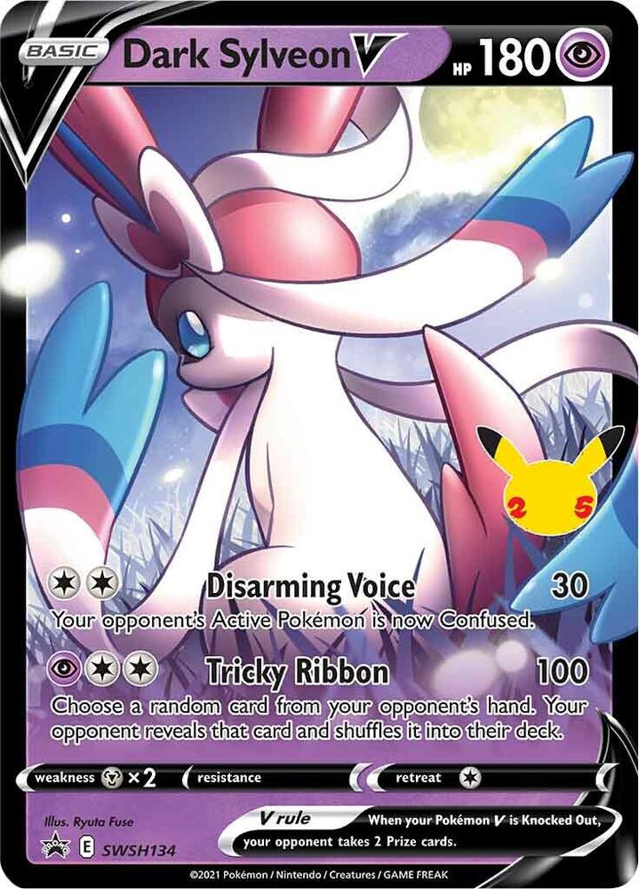 Dark Sylveon V - SWSH134 card image