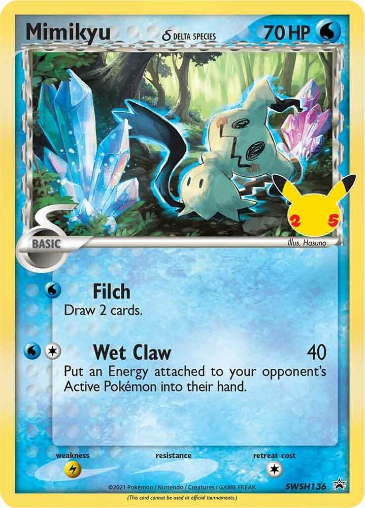 Mimikyu (Delta Species) - SWSH136 card image