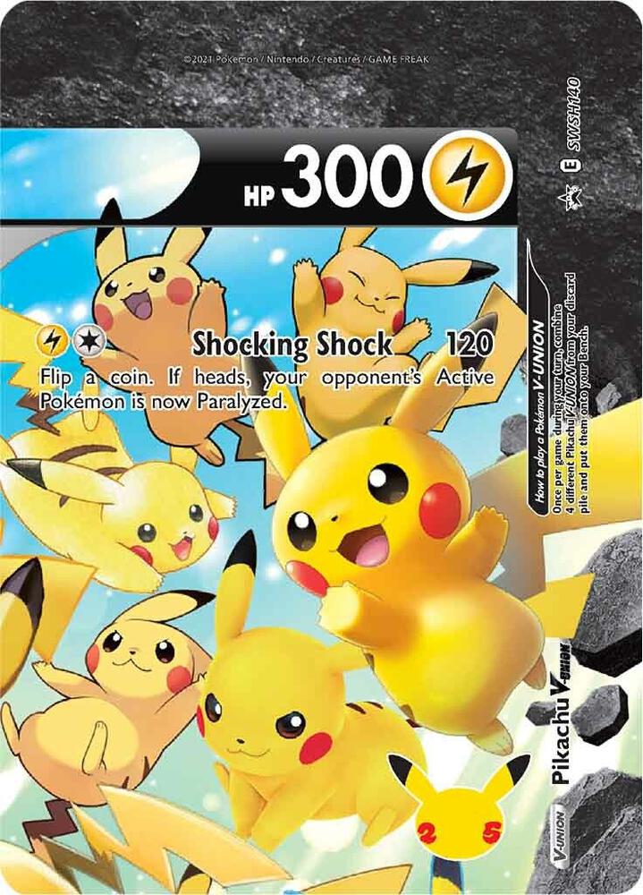 Pikachu V-Union - SWSH140 card image