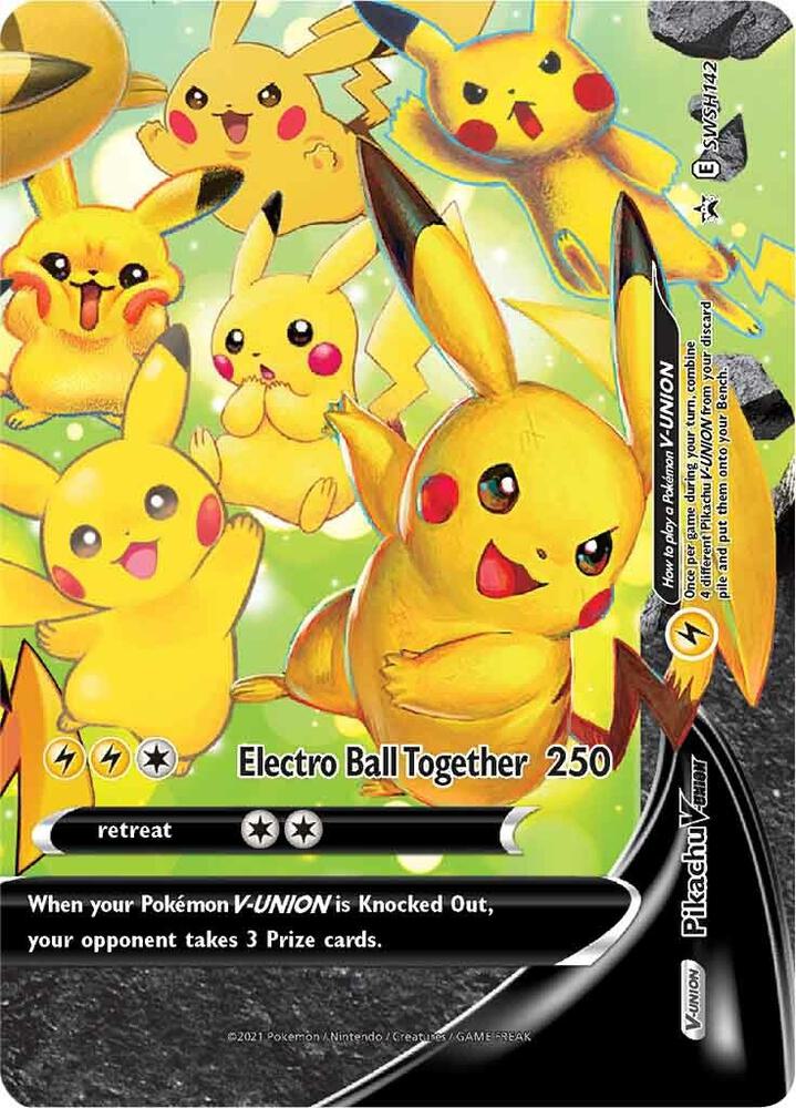 Pikachu V-Union - SWSH142 card image