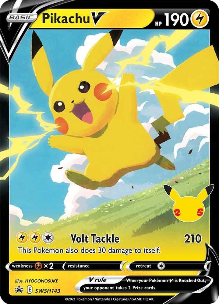 Pikachu V - SWSH143 card image