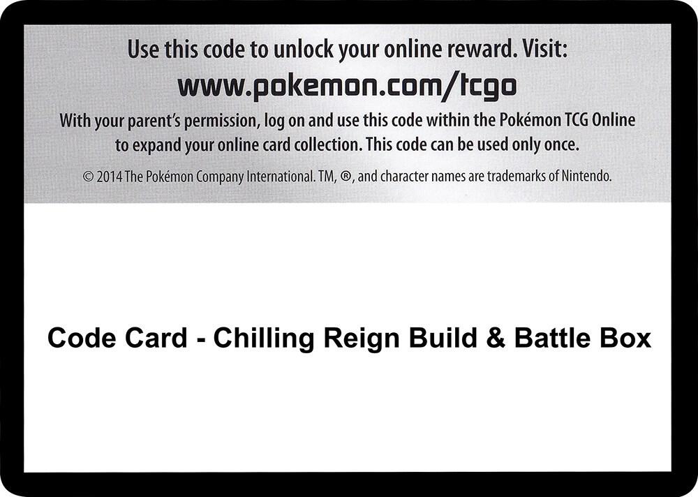 Code Card - Chilling Reign Build & Battle Box card image