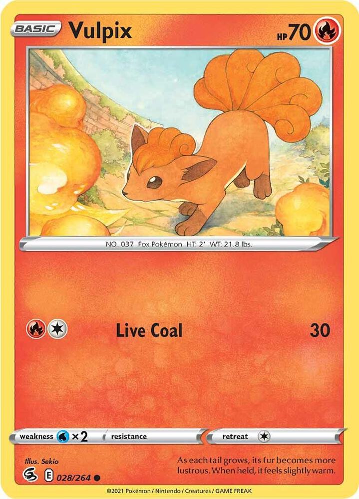 Vulpix (28) card image