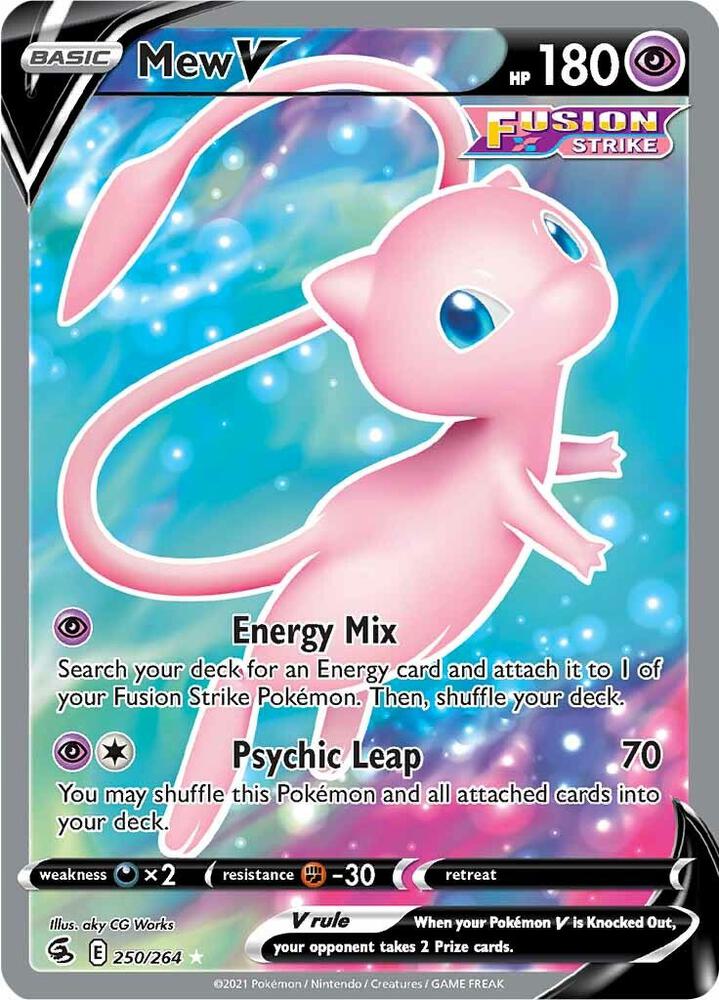 Mew V (Full Art) card image