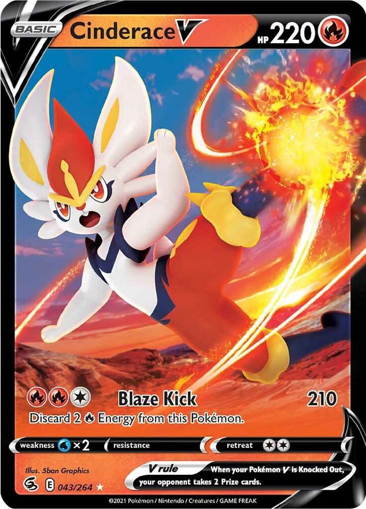 Cinderace V (43) card image