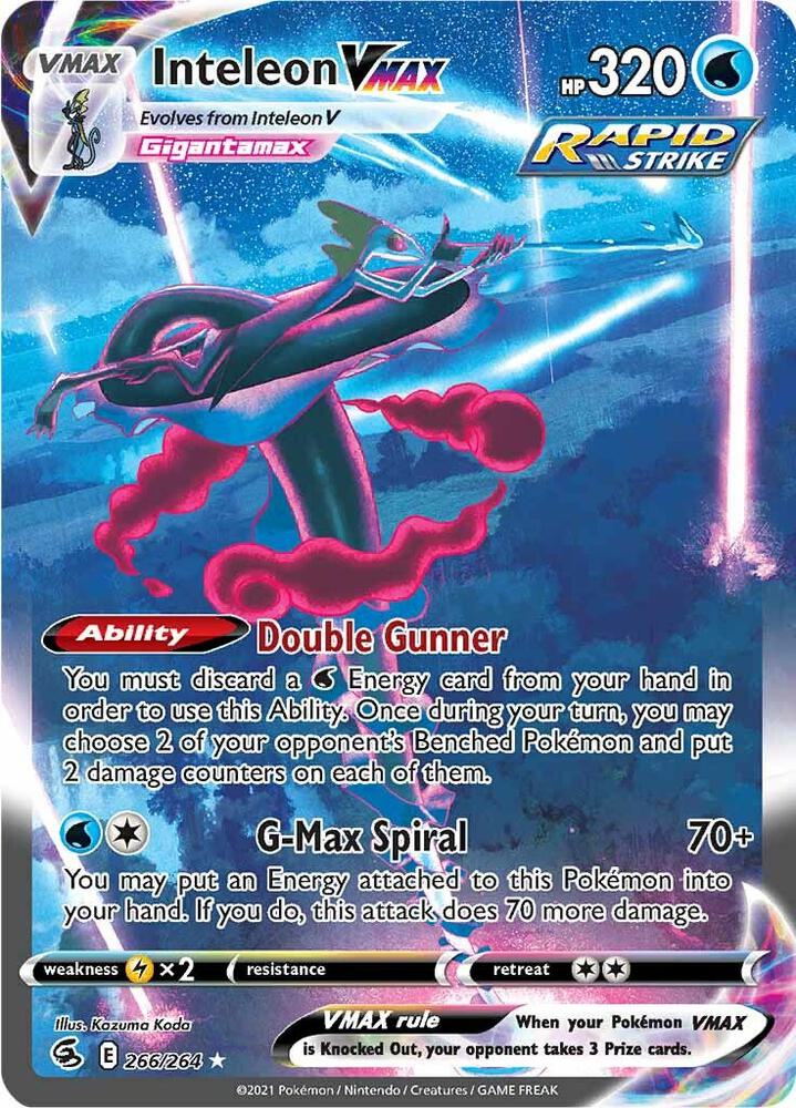 Inteleon VMAX (Alternate Art Secret) card image