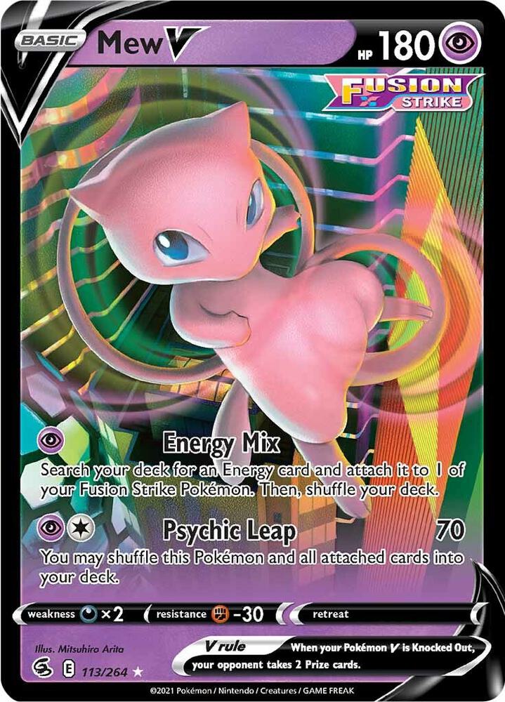Mew V card image