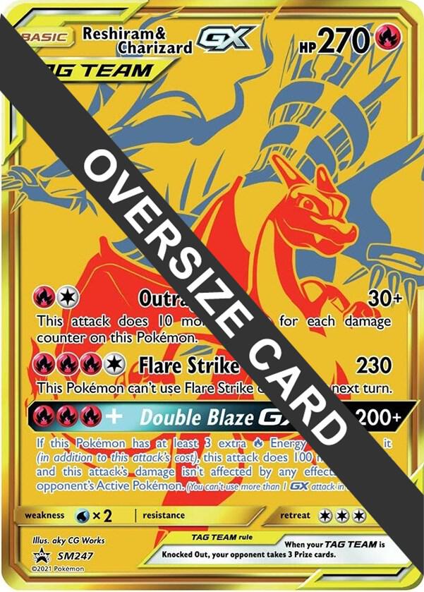 Reshiram & Charizard GX - SM247 card image