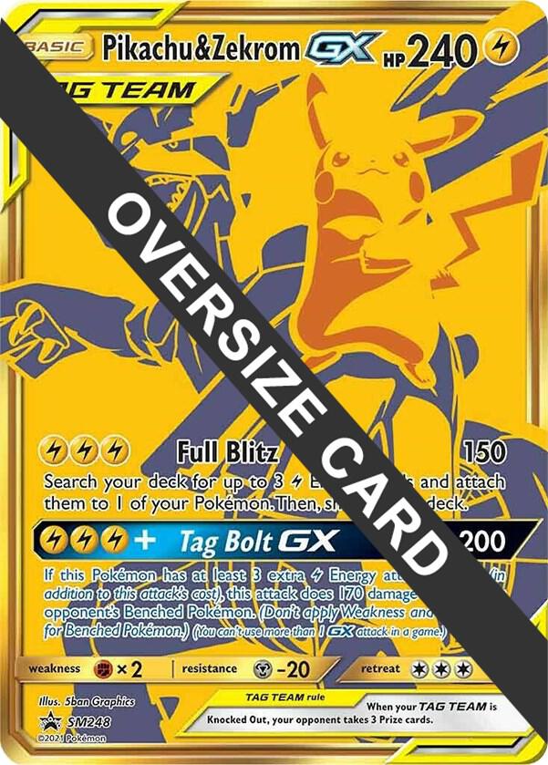 Pikachu & Zekrom GX - SM248 card image
