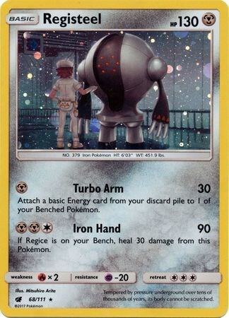 Registeel - 68/111 (Cosmos Holo) card image
